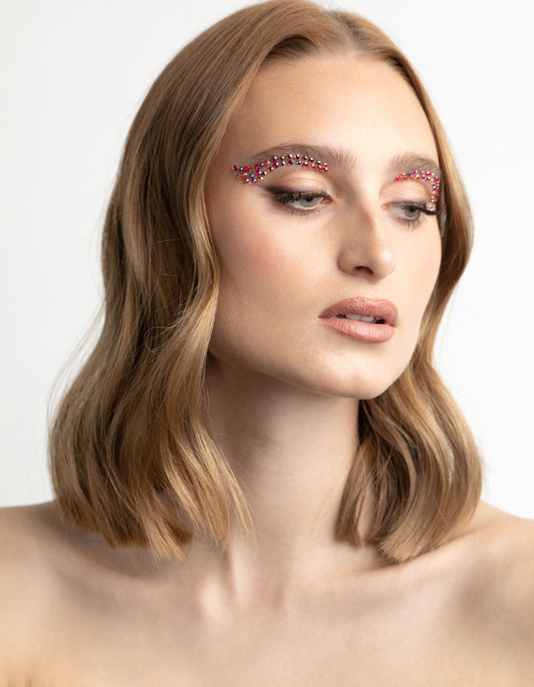 Bright Pink Face Jewels