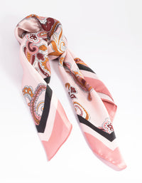 Colourful Paisley Print Bandana Hair Scarf - link has visual effect only