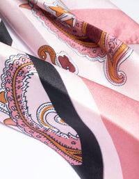 Colourful Paisley Print Bandana Hair Scarf - link has visual effect only
