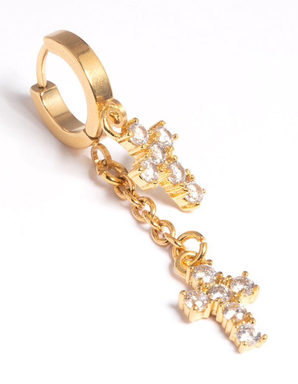 Gold Plated Titanium Clicker Ring
