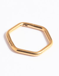 Gold Plated Titanium Clicker Ring - link has visual effect only