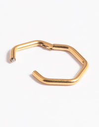 Gold Plated Titanium Clicker Ring - link has visual effect only