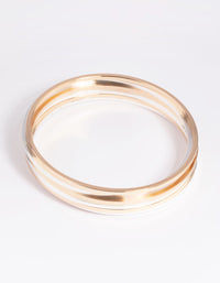 Mixed Metal Everyday Bangle Pack - link has visual effect only