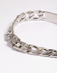 Rhodium Curb Bracelet - link has visual effect only