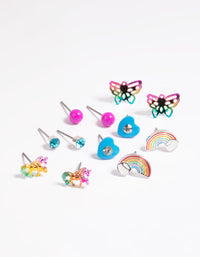 Kids Rainbow Magic Stud Earring Pack - link has visual effect only
