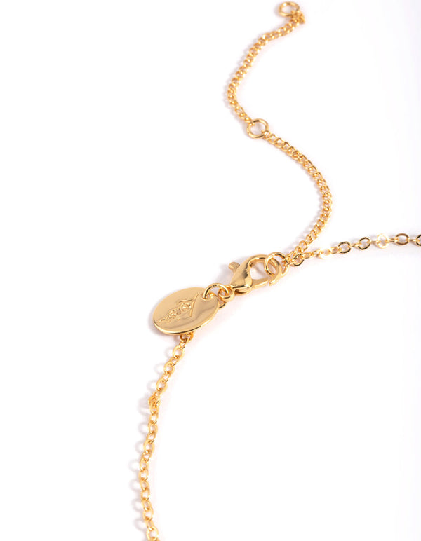 Gold Plated Labradorite Necklace