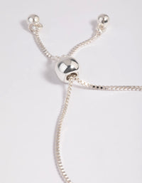 Silver Plated Amethyst Toggle Bracelet - link has visual effect only