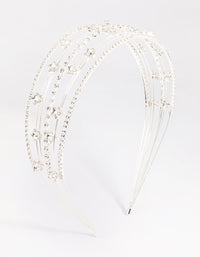 Silver Diamante Star Headband - link has visual effect only