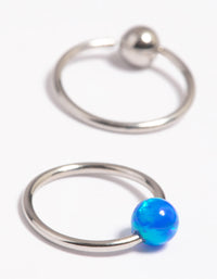 Surgical Steel Nose Ring Set - link has visual effect only