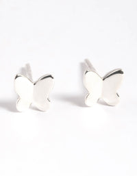 Sterling Silver Butterfly Stud Earrings - link has visual effect only