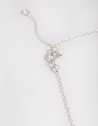 Sterling Silver Cubic Zirconia Marquise Cross Necklace - link has visual effect only