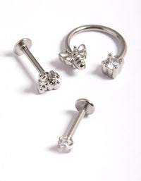 Surgical Steel Bee Stud Earring Pack - link has visual effect only