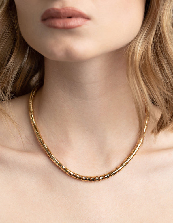 Gold Plated Snake Chain Bracelet