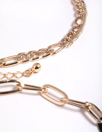 Black Chain Anklet Pack - link has visual effect only