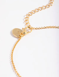 Gold Plated Freshwater Pearl Anklet - link has visual effect only