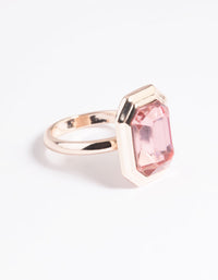 Rose Gold Blush Flower Ring - link has visual effect only