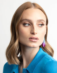 Glow Mesh Drop Earrings - link has visual effect only