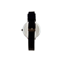 Black Skinny PU Strap Watch - link has visual effect only