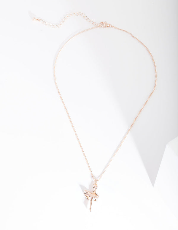 Rose Gold Dancer Necklace