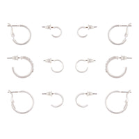 Silver Variety Hoop 6 Pack - link has visual effect only