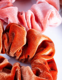 Sunset Velvet Scrunchie 3 Pack - link has visual effect only