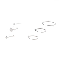 Silver Fine Graduating Nose 6 Pack - link has visual effect only