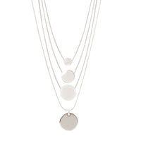 Silver Choker Necklace - link has visual effect only