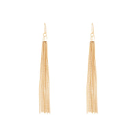 Gold Chain Tassel Drop Earrings - link has visual effect only