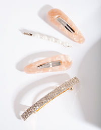 Mix & Match Blush Acrylic Clip 4 Pack - link has visual effect only