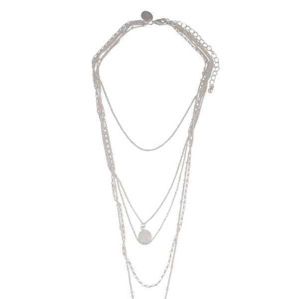 Multi Row Delicate Silver Filigree Choker