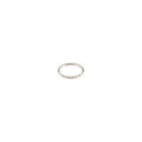 Surgical Steel Silver Crystal Cartilage Ring - link has visual effect only