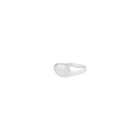 Sterling Silver Oval Signet Ring - link has visual effect only
