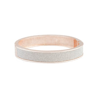 Rose Gold Glitter Clamp Bangle - link has visual effect only