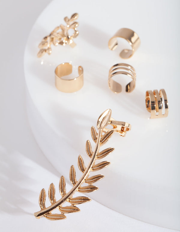 Gold Leaf 6 Pack Ear Stack