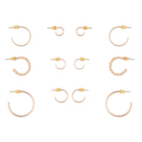 Gold Sleeper Earring 6 Pack - link has visual effect only
