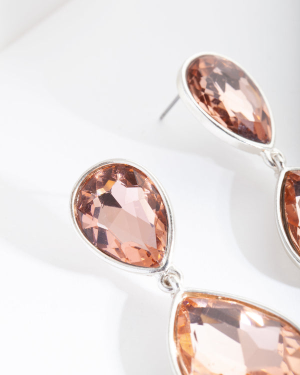 Rose Gold Classic Teardrop Earrings
