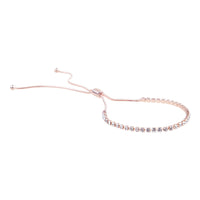 Rose Gold Cup Chain Tassel End Bracelet - link has visual effect only