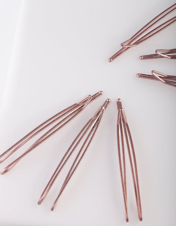 Metallic Pink Hair Pin Pack