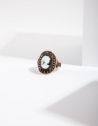 Acrylic Oval Portrait Ring - link has visual effect only