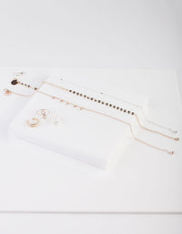 Swirl Mixed Metal Anklet & Toe Ring Pack - link has visual effect only