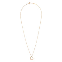 Gold Plated Sterling Silver Heart Charm Necklace - link has visual effect only