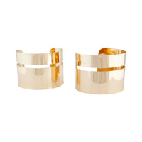Gold Double Polished Cuff - link has visual effect only