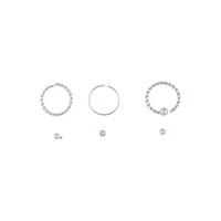 Rhodium Twisted Nose 6 Pack - link has visual effect only