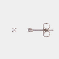Studex 2mm Cubic Zirconia Chirurgisch Stalen Oorknopje - link has visual effect only