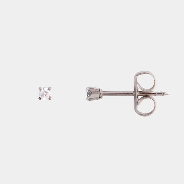Studex 2mm Cubic Zirconia Surgical Steel Stud