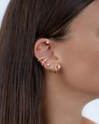 Rose Gold Diamante Cuff Ear Pack - link has visual effect only