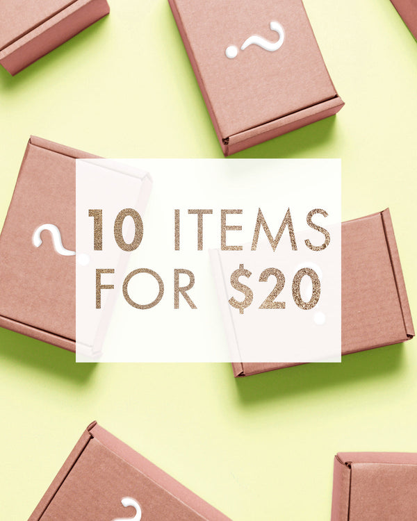10 mysterieuze monsters voor $ 20 Lucky Dip