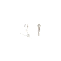 Silver Clip On Stud Earrings Converters - link has visual effect only