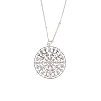 Multi Row Delicate Silver Filigree Choker - link has visual effect only