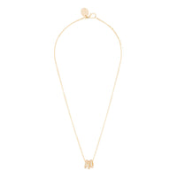 Gold Triple Diamante Rings Short Necklace - link has visual effect only
